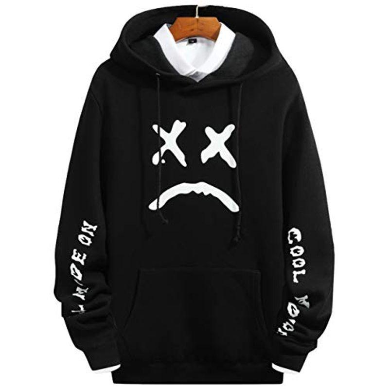 メンズファッション Begin掲載 パーカー メンズ 長袖 秋服 冬服 プルオーバー パーカー スウェット おおきいサイズ 裏起毛 カジュアル おしゃれ ブラック Xl W8sx5z0f3z Www Robertgillow Co Uk