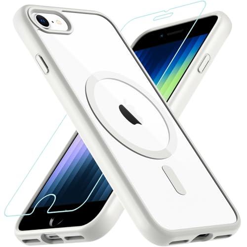 OWKEY iPhone SE ケース 第3世代 第2世代 iPhone8 ケース【ガラス