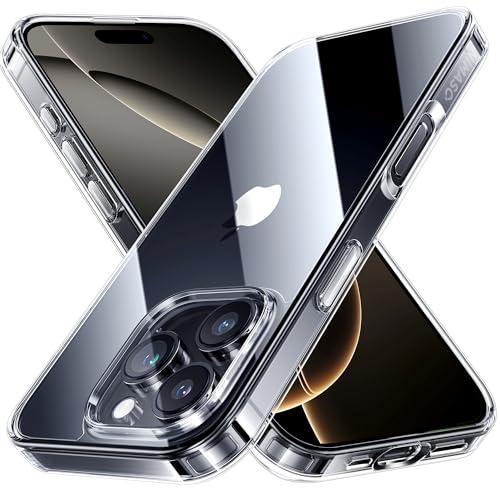 NIMASO iPhone 16 Pro 用 ケース クリア 黄変防止 耐衝撃 米軍MIL規格