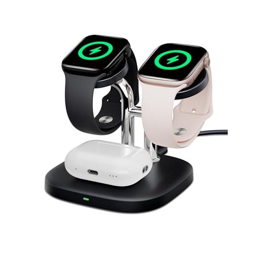 アップルウォッチ 充電器 スタンド 2台同時、Apple Watch対応 急速充電