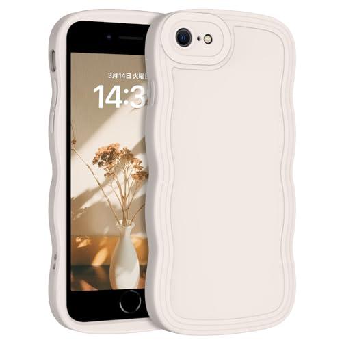 GUAGUA iPhoneSe ウェーブ ケース iPhone7 8 いPhone SE 7 うねうね