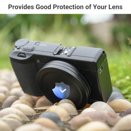 RICOH GR IIIx GR3x 本体 レンズキャップ ケース付 JJC 金属 レンズキャップ Ricoh GR IIIx Mark III II GRIII GRII HDF