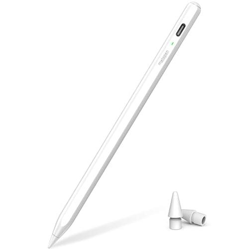 Metapen Air 8 ipad ペンシル タッチペン アップルペンシル代用ペン iPad 2018~2026年のモデルに対応 Type-C急速充電 誤作動防止 Bluetooth不要 書き（Yahoo!・蒼店）