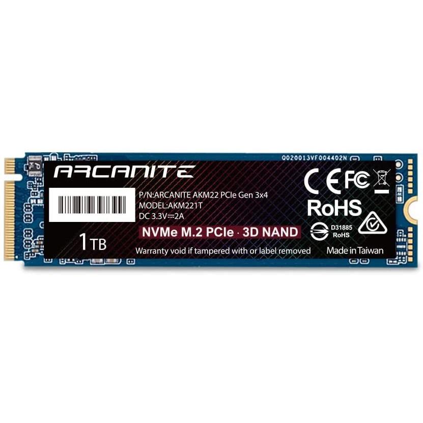 激安通販ショッピング ARCANITE SSD 1TB PCIe Gen 3.0 ×4 NVMe 内蔵M.2 2280 jacmotors.com.pa