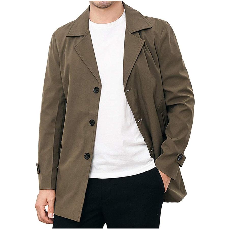 新作ウエア メンズウエア コート メンズ ロングジャケット トレンチコート アウター 厚手 ロングコート ビジネス カジュアル 紳士服 チェスターコート 大きいサイズ 秋服 冬 Www Threeriversofs Com