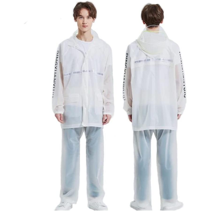 1340円 Sale 92 Off レインコート 上下セット レインウェア レインスーツ メンズ レディース 雨具 雨合羽 ツバ付き 夜間反射 通気 透湿 防水 撥水 オシャレ 自転車