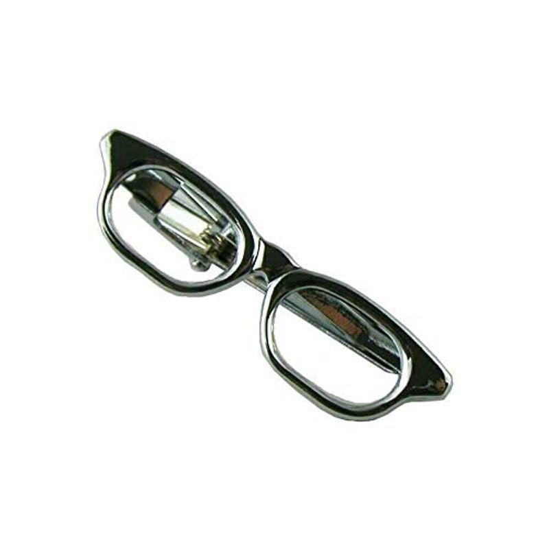 【オンラインショップ】 ［MG-M］ ネクタイピン C シルバー 眼鏡 メガネ ユニーク タイピン、タイタック