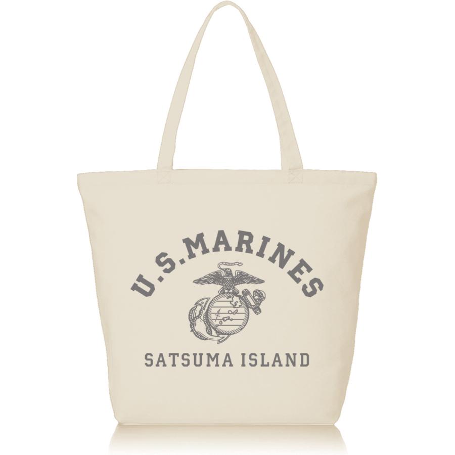 大容量 トートバッグ 鹿児島 ミリタリー 軍物 お土産 U.S. MARINES