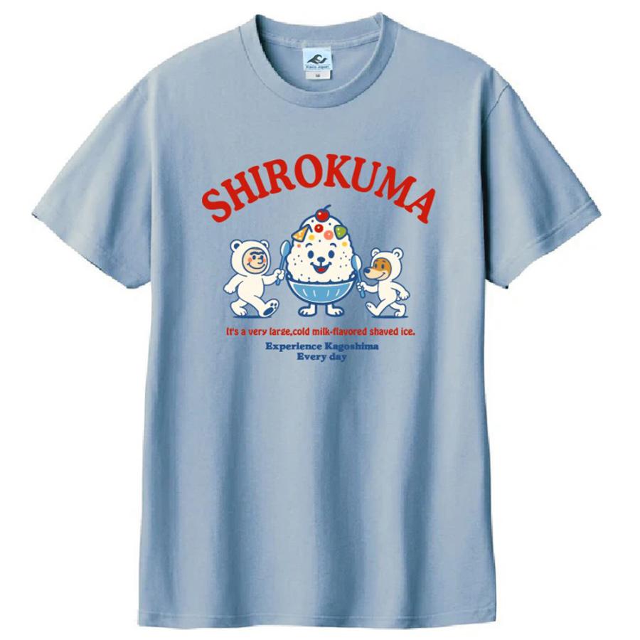 薩摩Tシャツ 「 SHIROKUMA 」 白熊 しろくま 西郷隆盛 ツン 鹿児島T