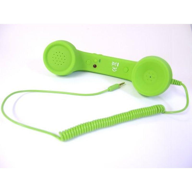 受話器型ハンドセット coco Phone 黄緑 ライトグリーン PC アイテム勢ぞろい 超新作 ipad iphone
