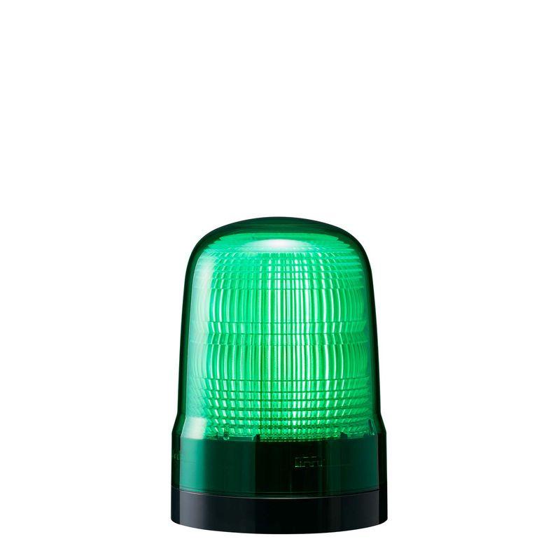 パトライト　PATLITE　表示灯　SL10-M1KTN-G　Φ100　DC12?24V　発光パターン（3種）　緑色　2点穴式取付　プッシュ