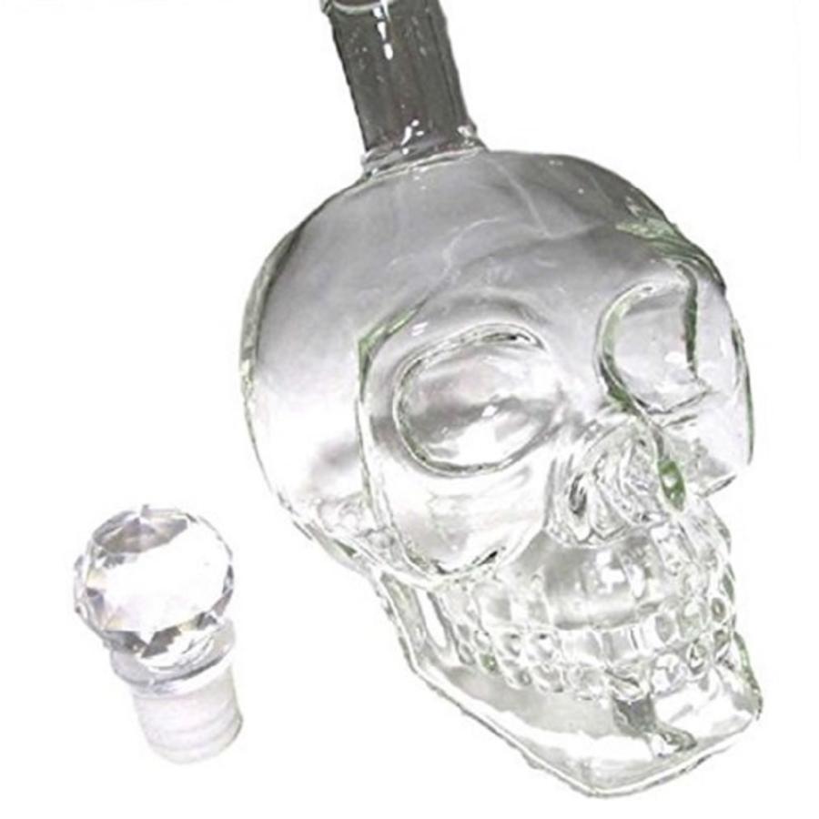 超定番 スカル ボトル 1000ml グラス ドクロ ガイコツ おしゃれ ガラス Cacaufoods Com Br