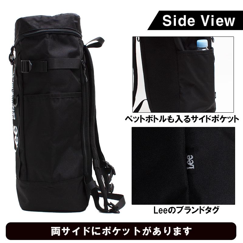 Lee（リー） スクエア バックパック リュックサック ロゴ 大容量 25L