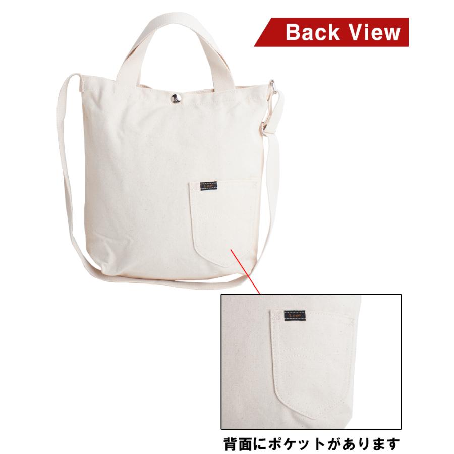 Lee（リー） トートバッグ ショルダー 2WAY BIG ロゴ 斜め掛け