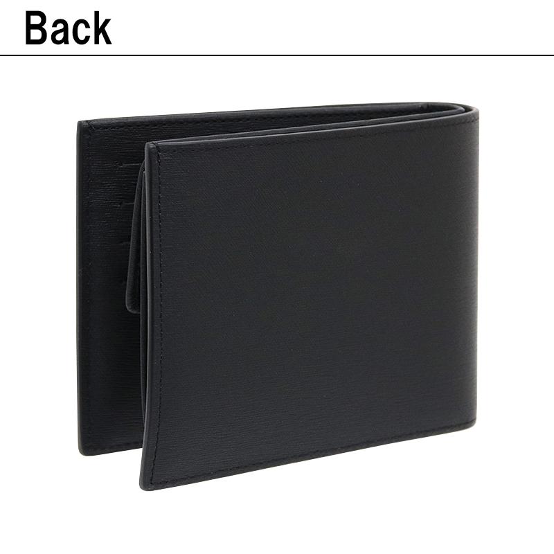 dunhill ダンヒル DUNHILL 二つ折り財布 サイドカー ガンメタル レザー  