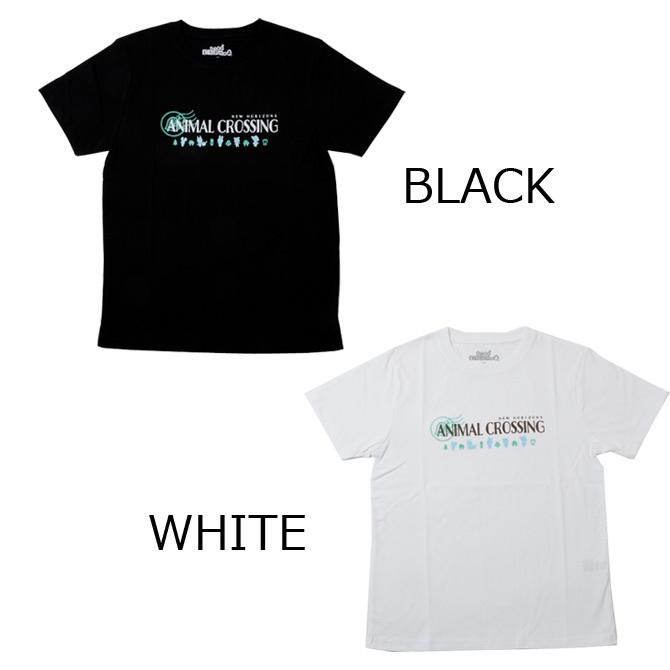 あつまれどうぶつの森 半袖Tシャツ ロゴ あつ森 どう森 大人用 メンズ