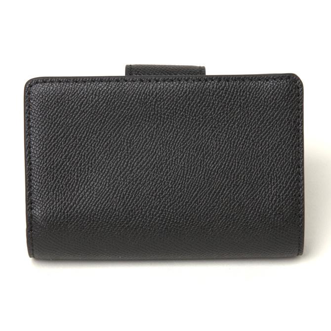 COACH 二つ折り財布 黒　新品　レザー　ミディアム　コーナー　ウォレット COACH（コーチ） 【並行輸入品】コーチ 二つ折り財布 ラグジュアリー