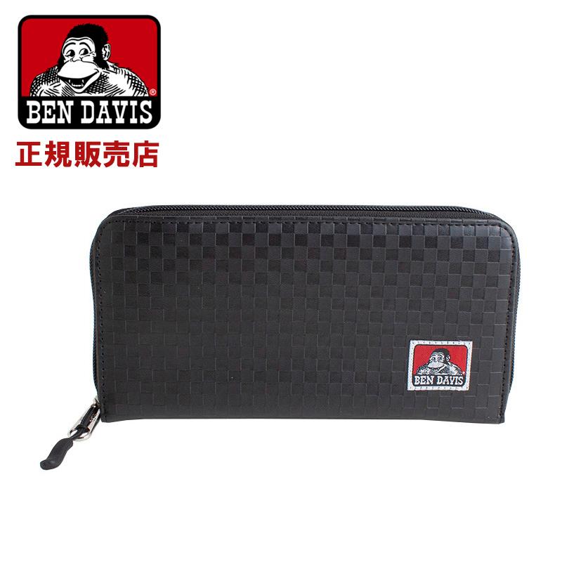 BEN DAVIS（ベンデイビス） ランドファスナー長財布 合成皮革 ゴリラ