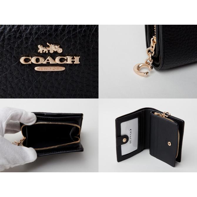 当店は最高な サービスを提供します当店は最高な サービスを提供しますコーチ COACH 二つ折り財布 ラグジュアリー ペブルド レザー C チャーム レディース C2862 Fc2862 財布、帽子、ファッション小物 コーチ ペブルドレザー Cチャーム C2862 IMBLK ブラック