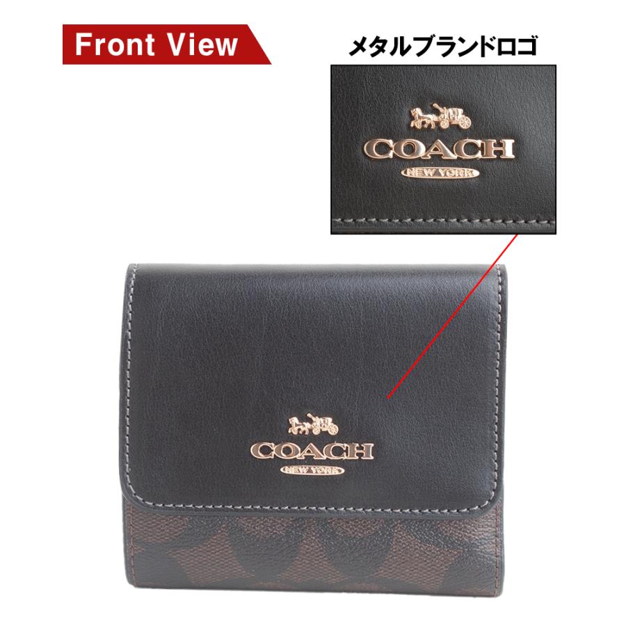 COACH（コーチ） 【並行輸入品】コーチ 三つ折り財布 ラグジュアリー