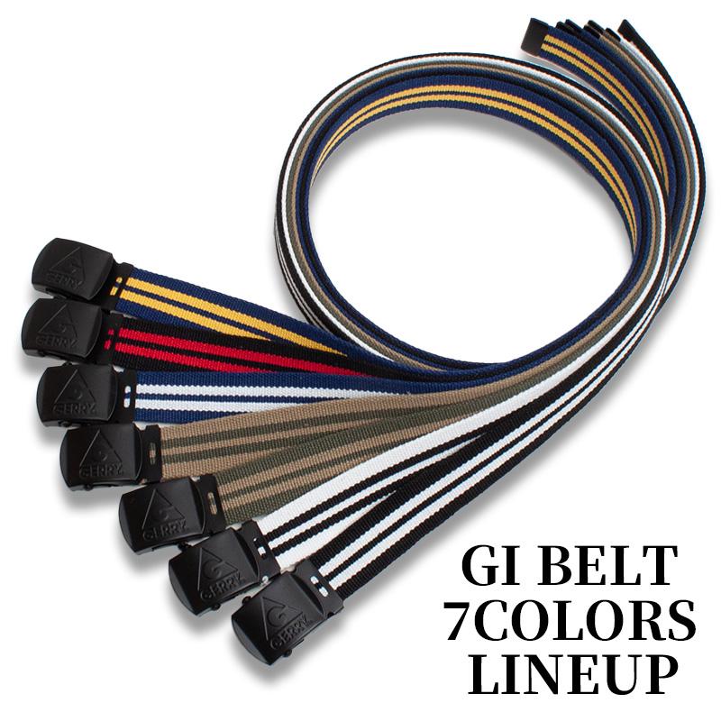 ジェリー GERRY ベルト GI ガチャベルト 32mm ロゴ ファッション