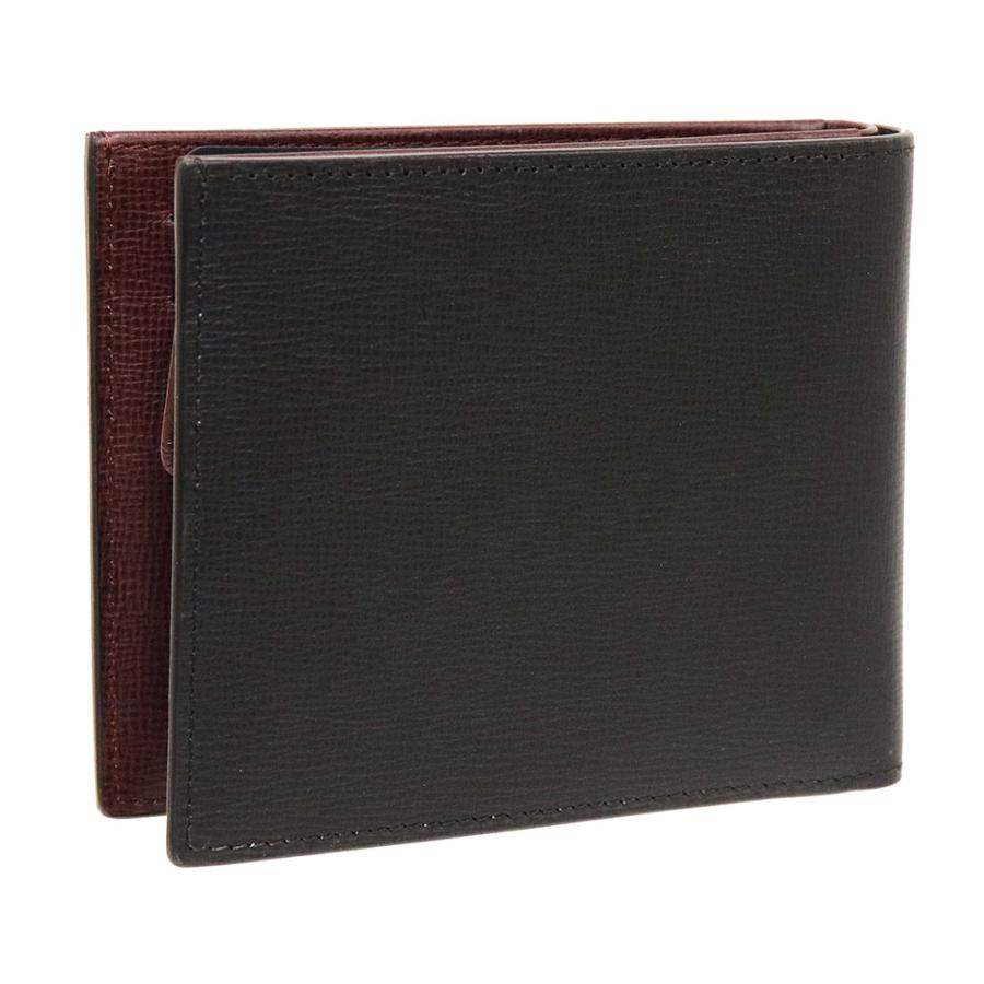dunhill ダンヒル DUNHILL 二つ折り財布 レザー ブラック ベルグレイブ  