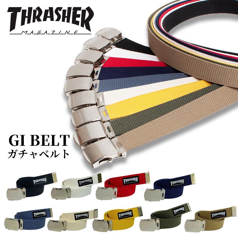 THRASHER（スラッシャー） ベルト GI デザインベルト ガチャベルト