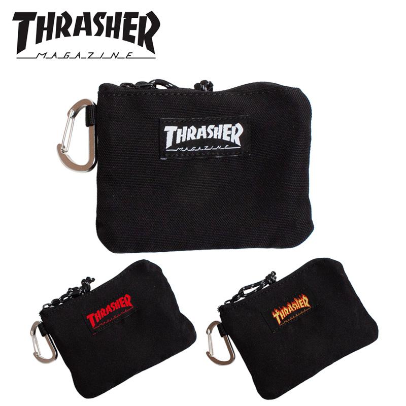 THRASHER（スラッシャー） ポーチ カードケース コインケース 小銭入れ