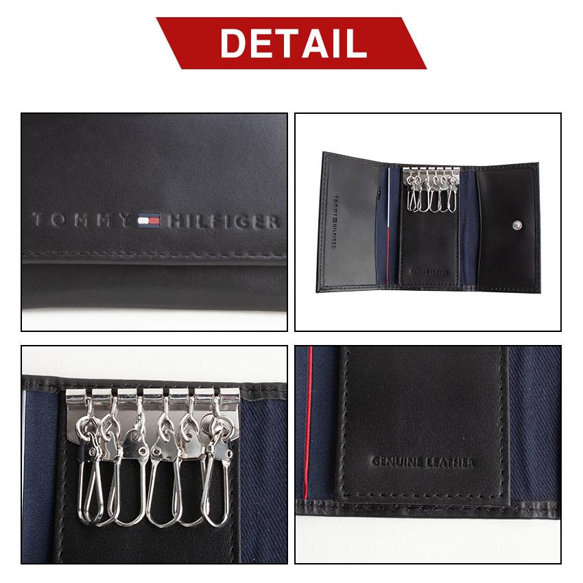 トミーヒルフィガー 長財布 キーケース セット BLACK 専属BOX付き TOMMY HILFIGER（トミー・ヒルフィガー） 【並行輸入品】トミー