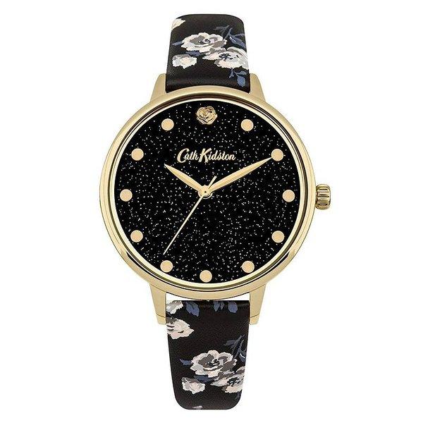 １着でも送料無料 ゴールド ブラック 腕時計 レディース 花柄 Kidston Cath キャスキッドソン 国内代理店正規商品 CKL056BG プレゼント 女性 ブランド おしゃれ かわいい 腕時計