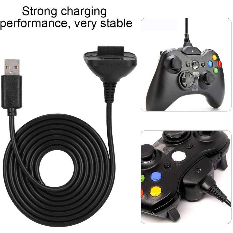 充電ケーブル Xbox 360コントローラー用 Xbox 360コントローラー用 2 In 1ケーブル Xbox 360コントローラー用 A Southern5 通販 Yahoo ショッピング