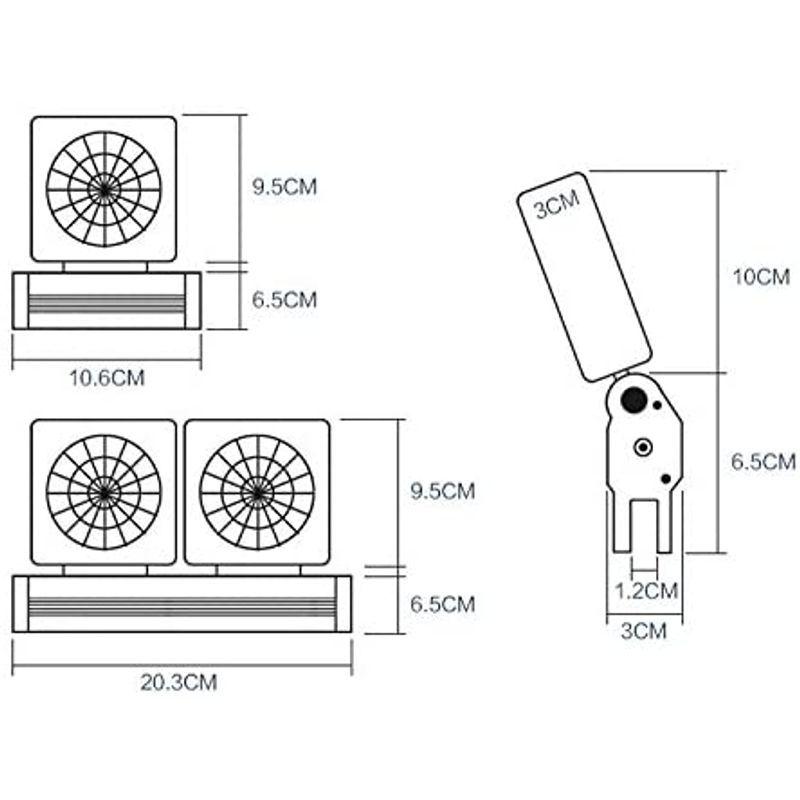 海外 水槽冷却ファン クールファン 水槽用クーラークーリングファン 騒音なし 風量調節可能 水族館水槽用 冷却ファン 防水 水温上昇対策 Discoversvg Com