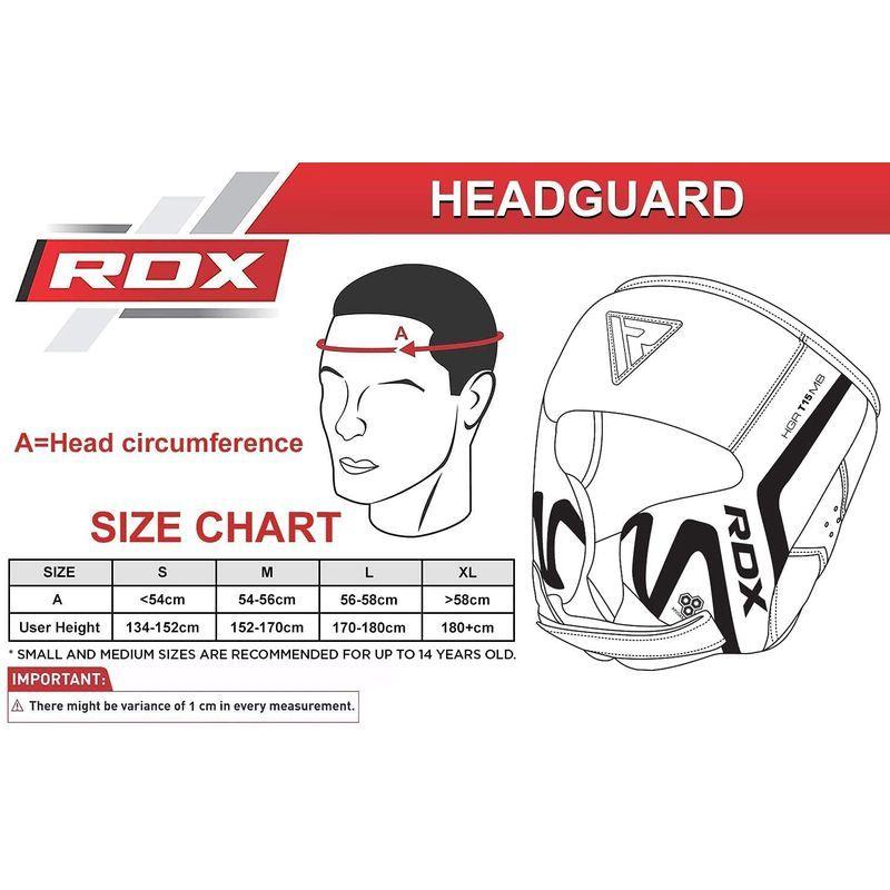 ボクシングトレーニング用RDXヘッドガード顔用のマットブラックパッド 