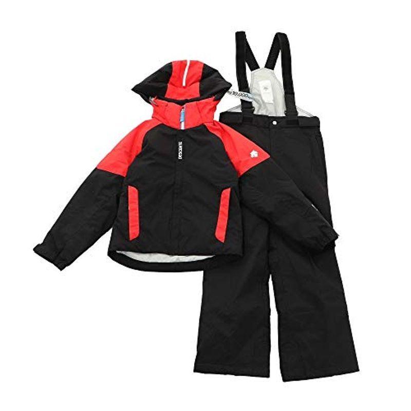 T ポイント5倍 キッズ スキーウェア デサント デサント 上下セット ブラック １３０ Jr ウェア 雪遊び Blk Dwjqjh05 ジュニア ウエア Www It Studio Org