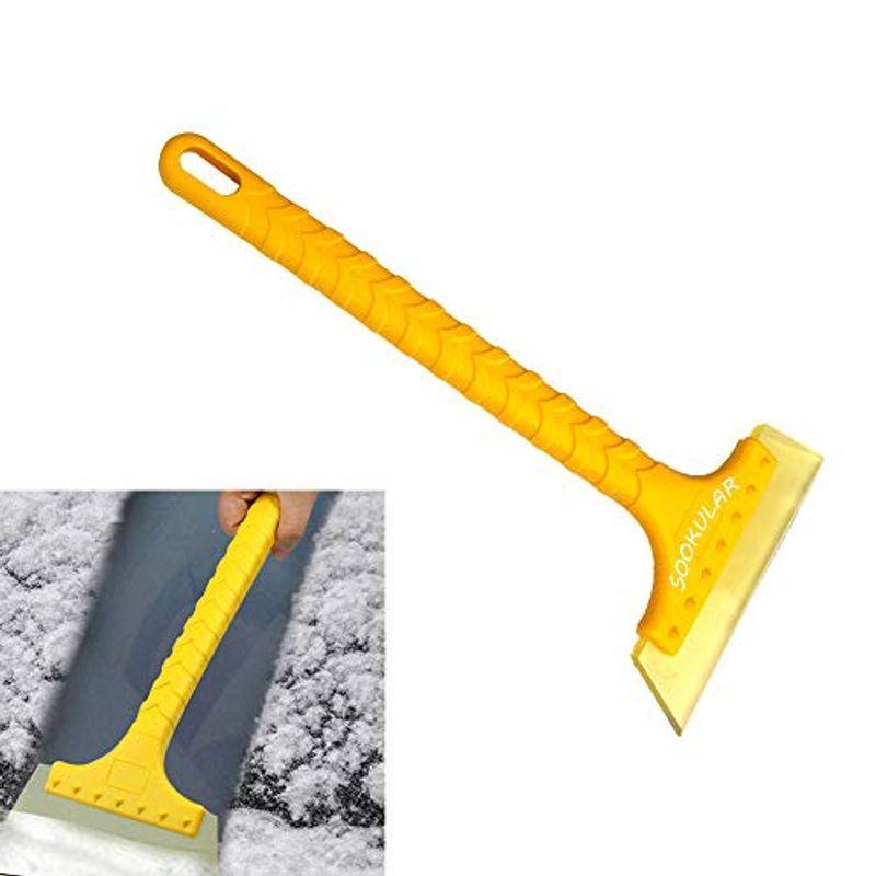 車用雪かき スノースクレーパー 車 ボディ フロントガラス 雪落とし スコップ 雪 霜 結氷 水