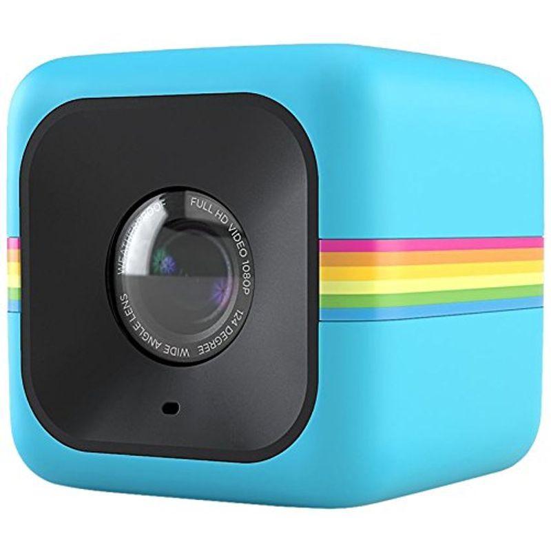 名作 POLC3 ポラロイド Polaroid キューブ デジタルビデオアクションカメラ青 HD アクションカメラ、ウェアラブルカメラ