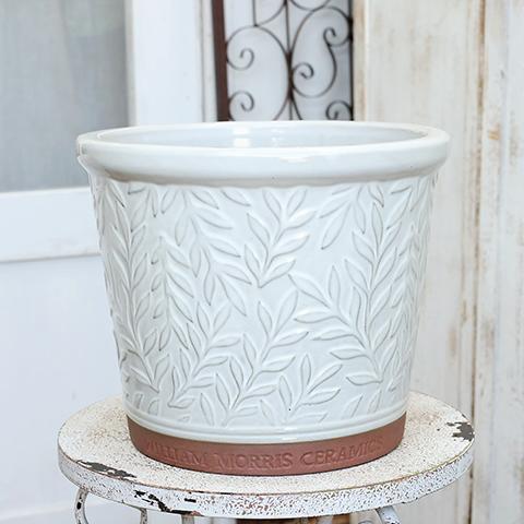 ガーデニング雑貨 陶器鉢 ウィリアムモリス パルナスポット Mサイズ