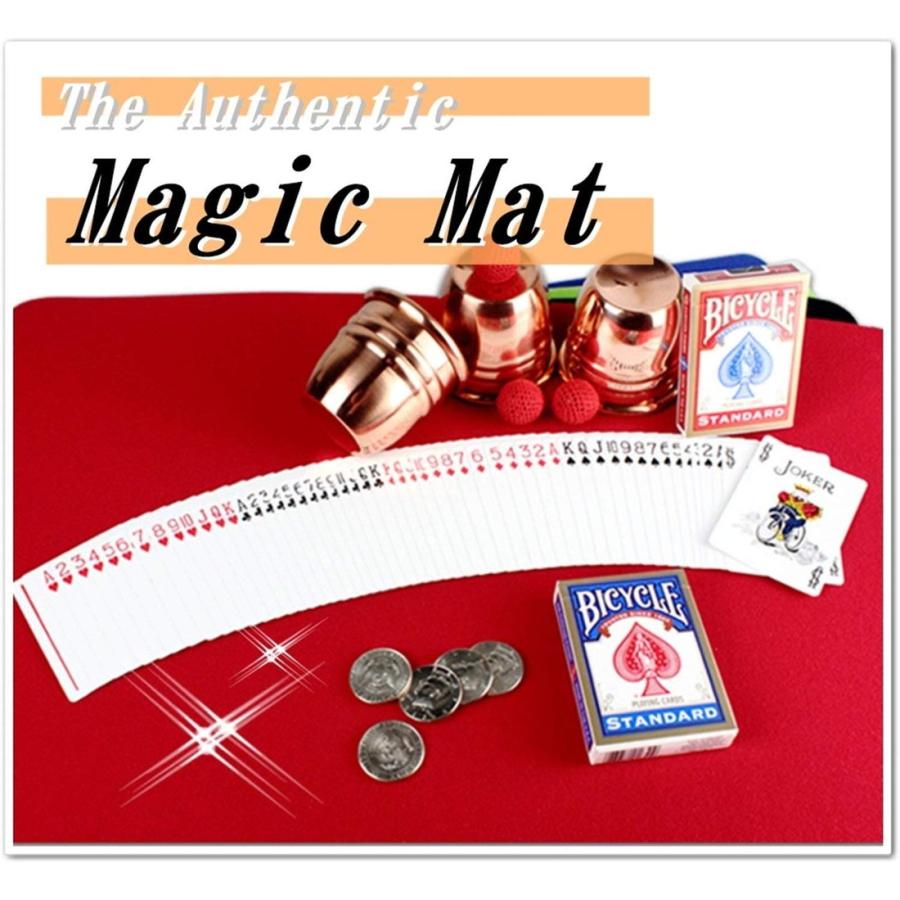 本格派 滑らか クロースアップマット 赤 裏面ラバー 加工 コイン トランプ 手品 マジック マット 滑り止め 付き テーブル 魔術 マ  (送料無料)hos-e22 : サザンウインド - 通販 - Yahoo!ショッピング