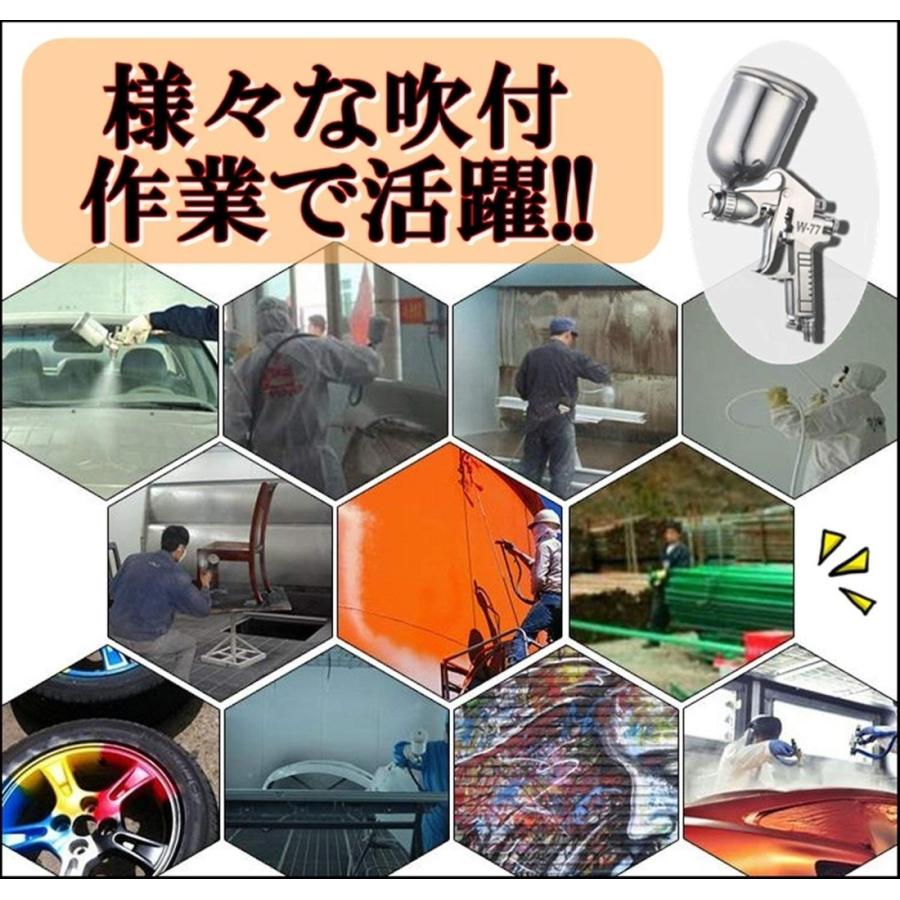 W 77 重力式 エアー 中型 スプレーガン 口径 3 0mm タンク容量 400ml 上壺 式 Diy 車 バイク 塗装 仕上げ ペイント 送料無料 Hos E63 Hoshi E63 サザンウインド 通販 Yahoo ショッピング