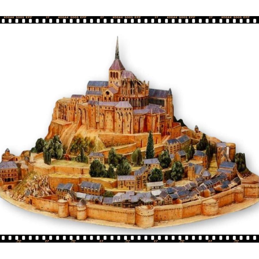 建築物 ペーパー クラフト モンサンミッシェル フランス 世界 建築物 ペーパー クラフト モンサンミッシェル フランス 世界