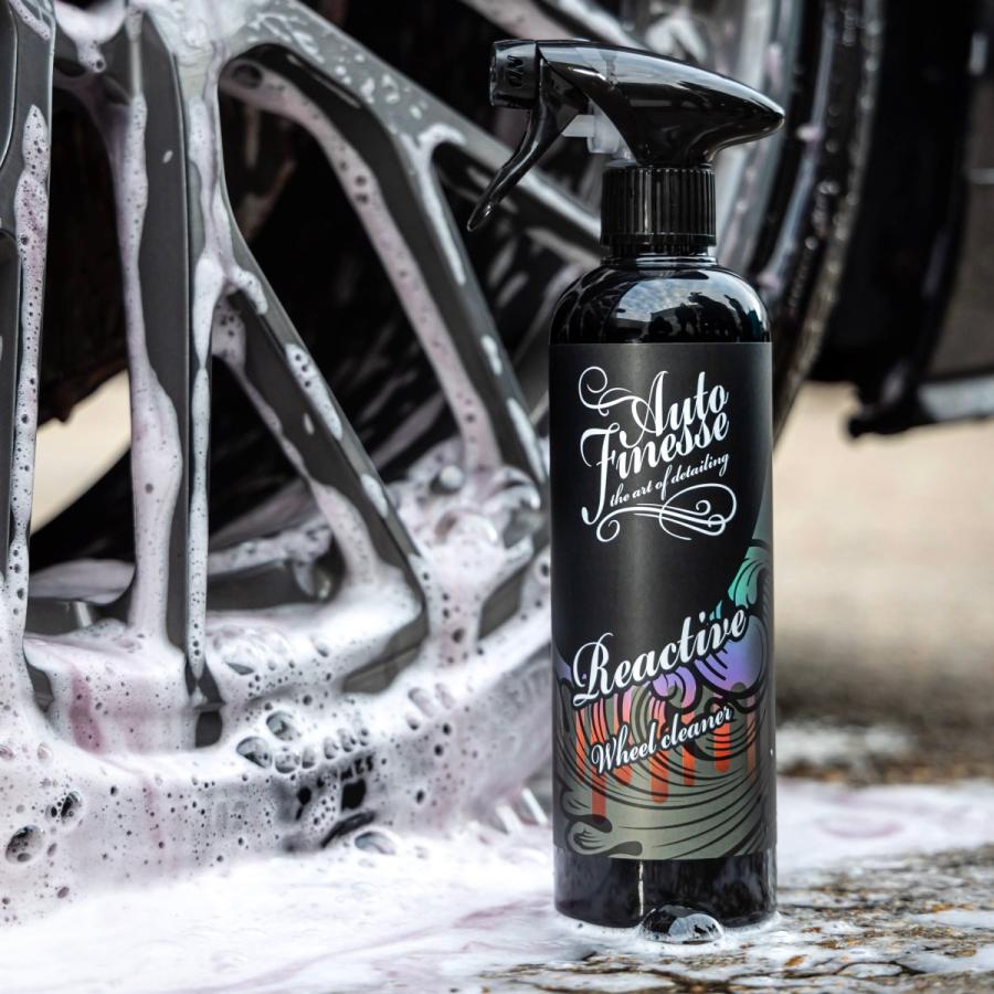 オートフィネス　リアクティブ　ホイールクリーナー　鉄粉除去剤　洗車用品　カーシャンプー　カーケア　AUTO FINESSE REACTIVE 500ml｜southsea｜02