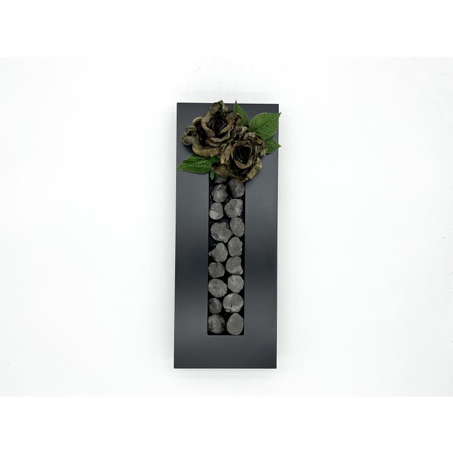 紀州備長炭 インテリア フレーム No.26 額 40cm×15.5cm 長方形 置物