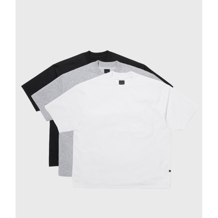 DAIWA PIER39 / TECH POCKET CREW TEE S/S/Tシャツ/L/コットン/ホワイト/BE-32025W DAIWA PIER39 
