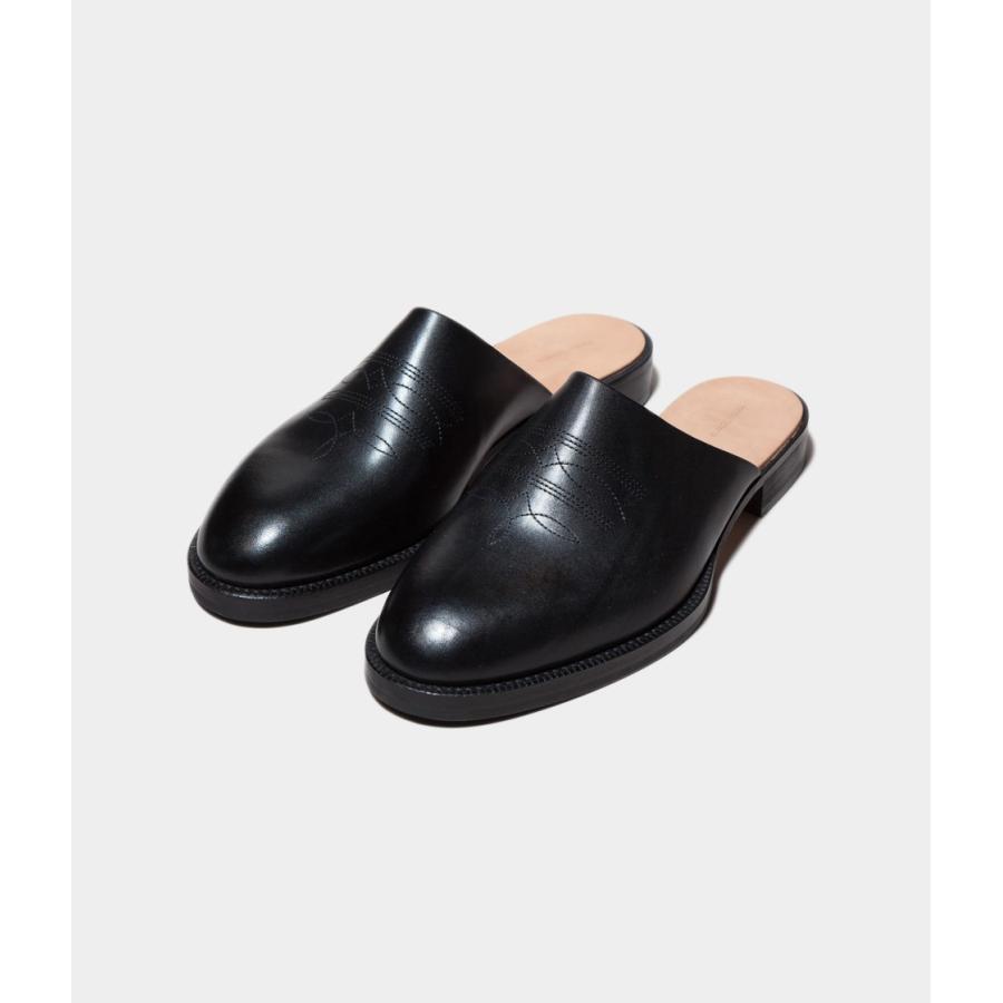 サンダル 「ELLUV/エルヴ」+7cmハイソール PUレザーバックルベルテッド