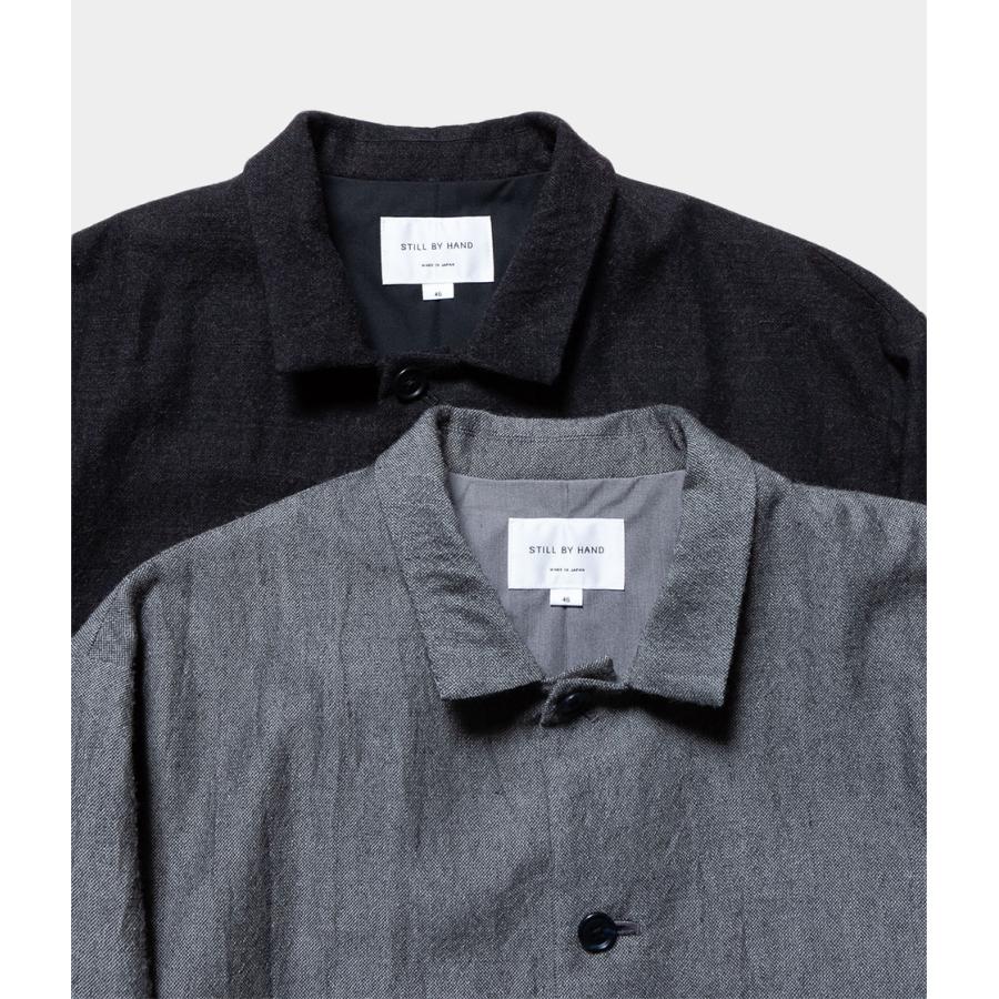 MHL. FELTED SHETLAND WOOL JKT/M/日本製 FELTED WOOL SHIRTING BLOUSON | MARGARET HOWELL（マーガレット