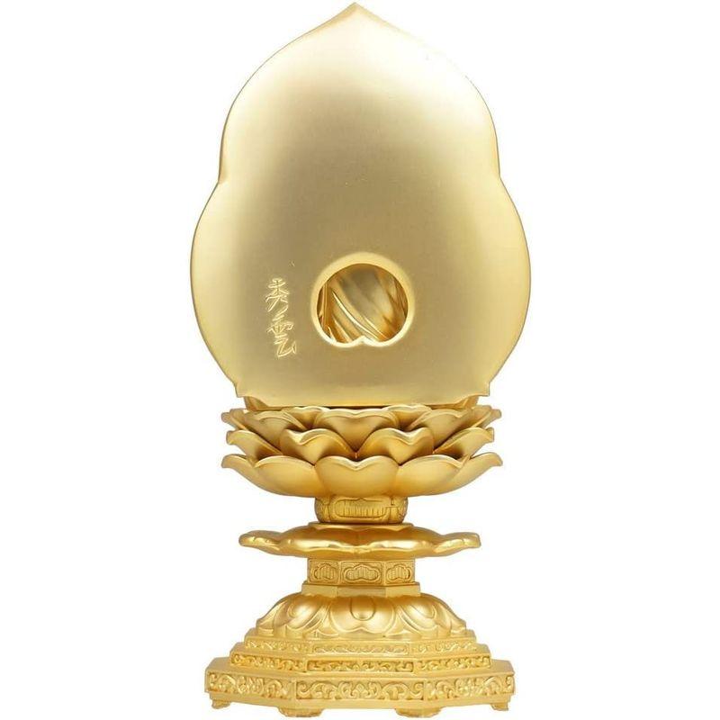 仏像］ 釈迦如来座像 １５．０ｃｍ 金鍍金仕上 合金製-