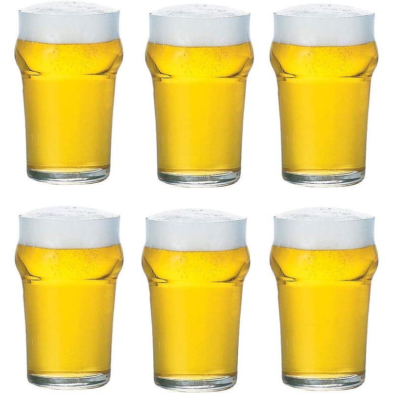 サントリーマーケティング ビールグラス 280ml アルコロック・ノニック 10オンス・ハーフパイント用 005-9937 6個入