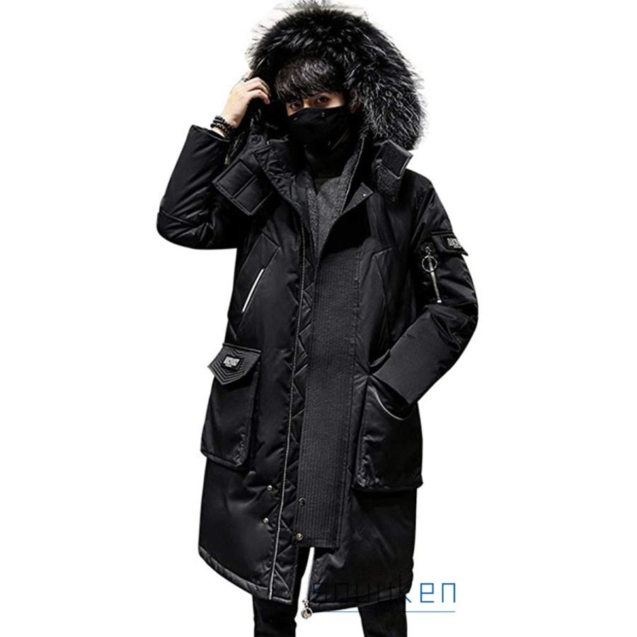最安値に挑戦 メンズ 冬服 ダウンコート ロング丈 ダウンジャケット アウター フード付き ファー 厚手 中綿入り フェザー 保温 暖か 防風防寒 爆売り Mail Alrayan University Edu Ye