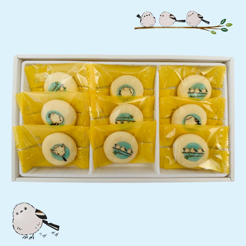 北海道めんこいちゃんこいシマエナガ プリントクッキー 9個入 北海道めんこいちゃんこいシマエナガ プリントクッキー 9個入