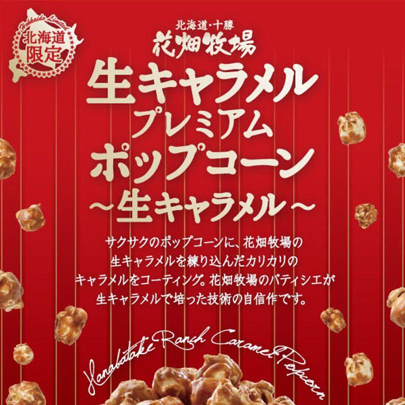 花畑牧場 ポップコーン 2種セット 生キャラメル・夕張メロン 各1個